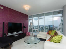 From the living room looking west